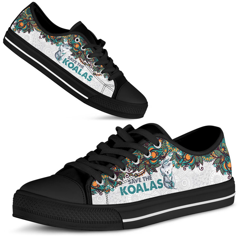 Save The Koalas - Koalas Low Top Shoe - Love Love Top Shoes