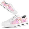 Dog Paw Flower - Low Top Shoe - Love Love Top Shoes