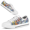 Dragonfly Lady License Plates Low Top Shoes