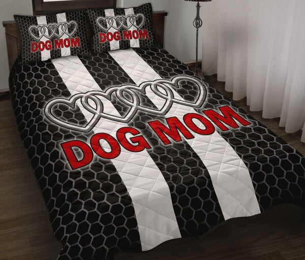 Dog Mom Heart - Bed Set - Love Quilt Bedding Set