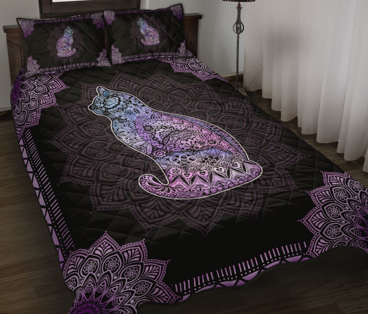Cat Quilt Bed Set 78 - Love Quilt Bedding Set