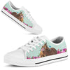 Horse Flower Butterfly Low Top  Shoes