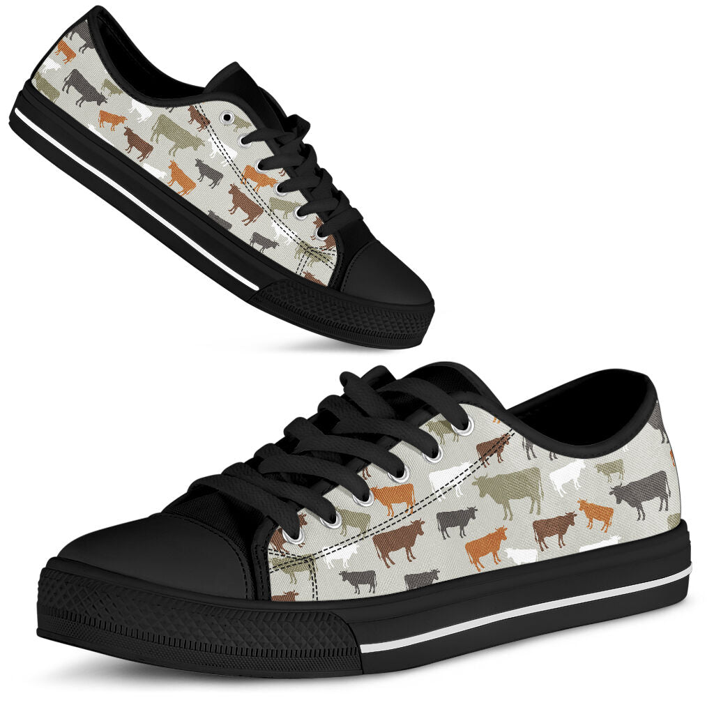 Low Top - Cow Shoe - Love Love Top Shoes