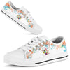 Dog Paw Watercolor - Low Top Shoe - Love Love Top Shoes