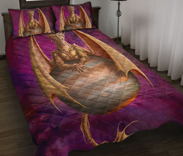 Jupiter Dragon Quilt Bet Set - Love Quilt Bedding Set