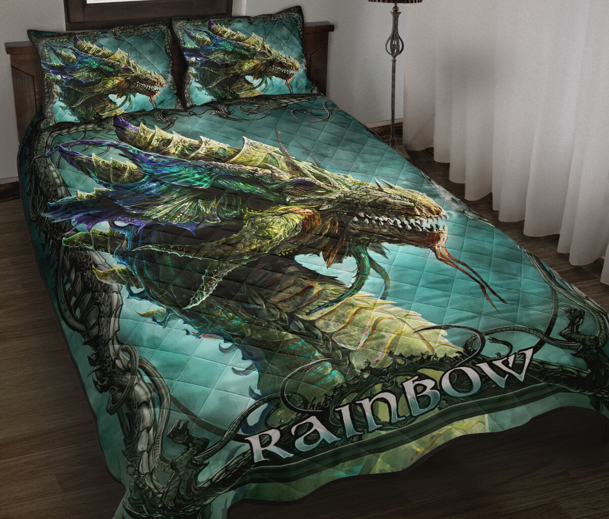Dragon Qbs Quilt Bed Set- Love Quilt Bedding Set