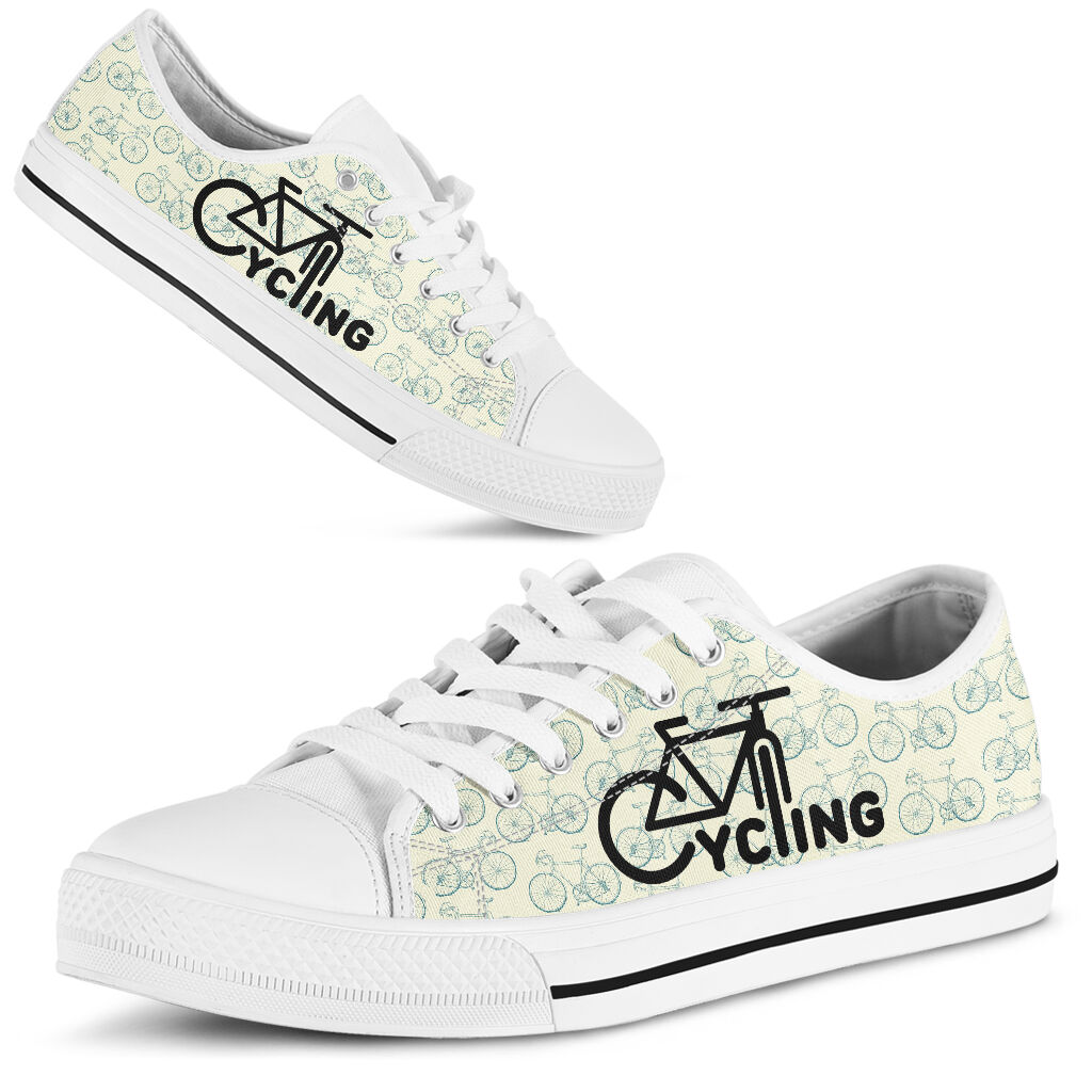 Cycling Pattern Low Top Shoes