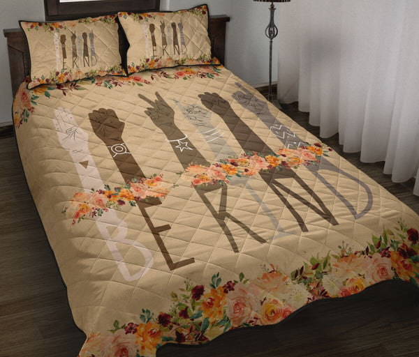 Be Kind Quilt Bed Set - Love Quilt Bedding Set