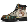 Shih Tzu - Vintage Mandala Asboot Sky - Love All Season Boots