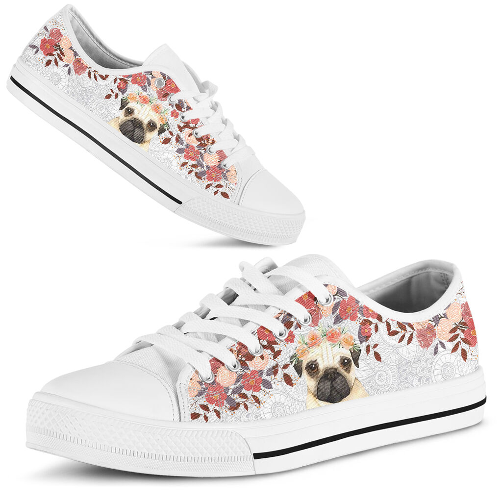 Pug Low Top Shoe - Love Love Top Shoes