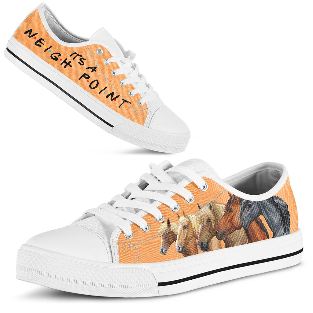 Horse - Its A Neigh Point Low Top Shoes