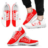 Nurse- Love Red White Sneakers, Running Shoes, Shoes For Women, Shoes For Men, Custom Shoes,- Love Sneakers