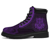 Owl Mandala Asboots Purple 2 - Love All Season Boots