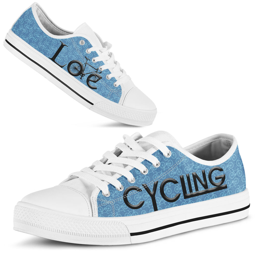Cycling Love - Low Top Shoe - Love Love Top Shoes