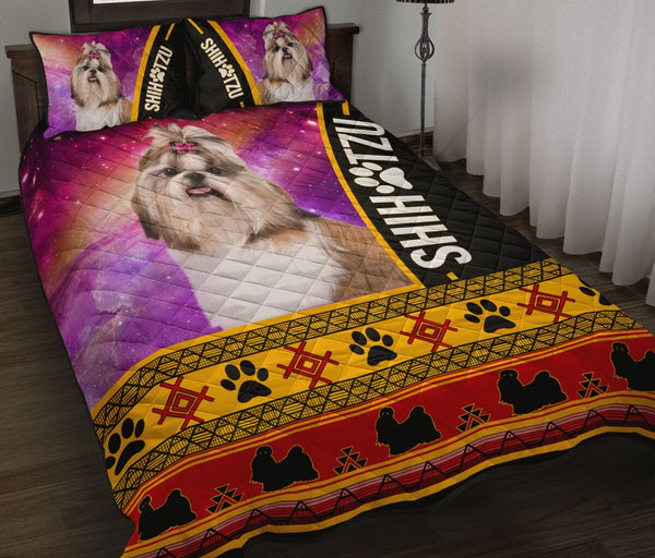 Shih Tzu Native - Bed Set - Love Quilt Bedding Set