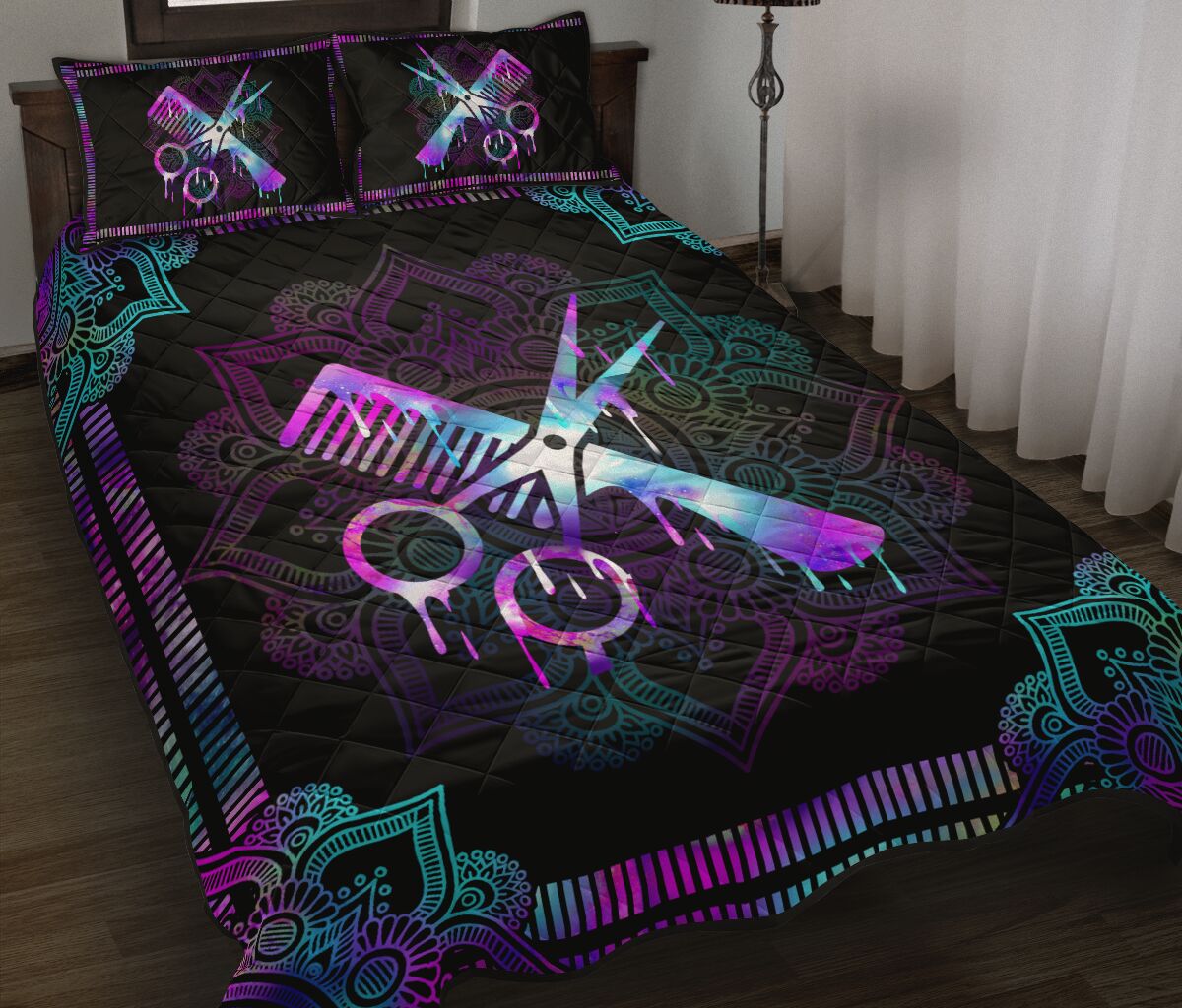 Hairstylist Galaxy - Bed Set - Love Quilt Bedding Set