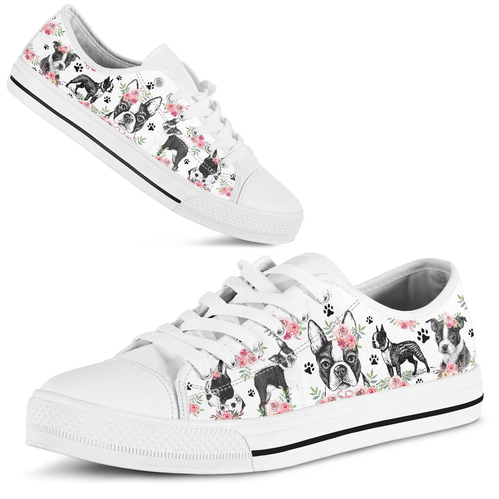 Low Top - Boston Terrier Shoe - Love Love Top Shoes