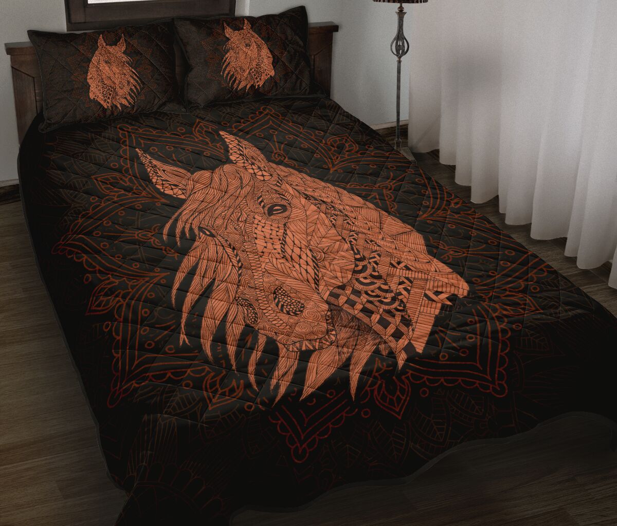 Horse Quilt Bed Set 51 - Love Quilt Bedding Set