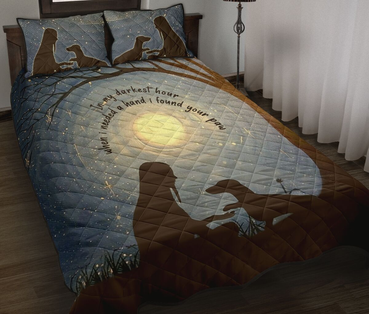 Dachshund Always Beside You - Quilt Bed Set - Love Quilt Bedding Set