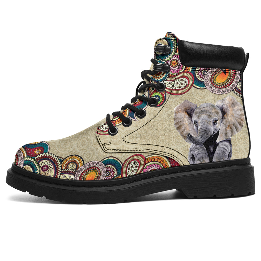 Elephant Paisley Seamless Asboot - Lqt - Love All Season Boots