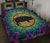 Pig Hippie Style Quilt Bed Set - Love Quilt Bedding Set