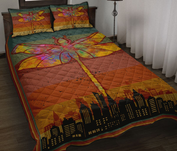 Quilt Bed Set - Dragonfly 53 - Love Quilt Bedding Set