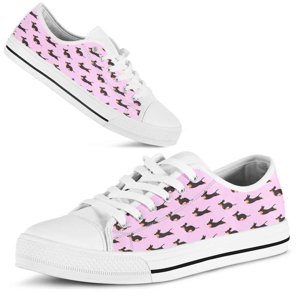 Dachshund Low Top Shoes - Love Low Top Shoes