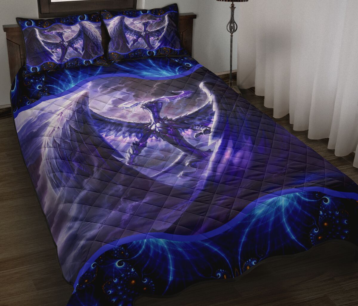 Dragon Wing Quilt Bed Set - Love Quilt Bedding Set