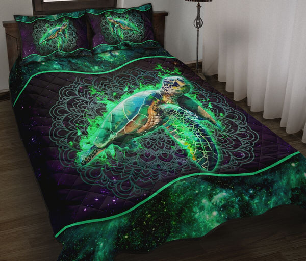 Quilt Bed Set - Turtle 68 - Love Quilt Bedding Set