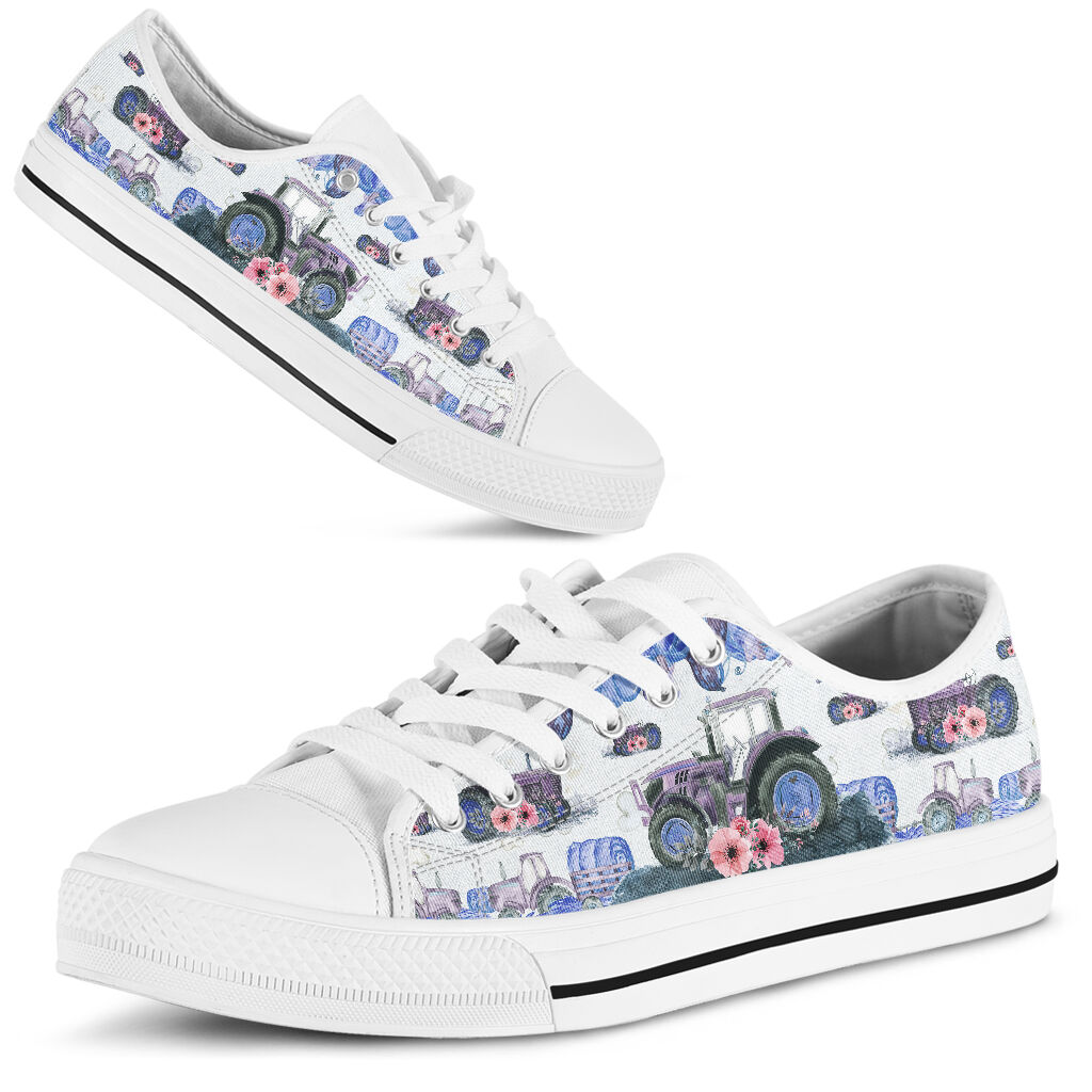 Farming - Tractor - Low Top Shoe - Love Love Top Shoes