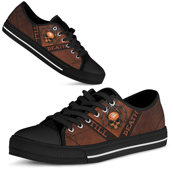 Skull SpiderLow TopShoe - Love Low Top Shoes