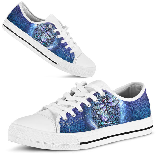 Dragonfly Celtic Knot Low Top -  Shoes