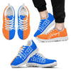 Teacher Strong Blue Orange Kd Sneakers, Running Shoes, Shoes For Women, Shoes For Men, Cust- Love Sneakers