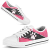 Dog Mom Pink Grid - Low Top Shoe - Love Love Top Shoes