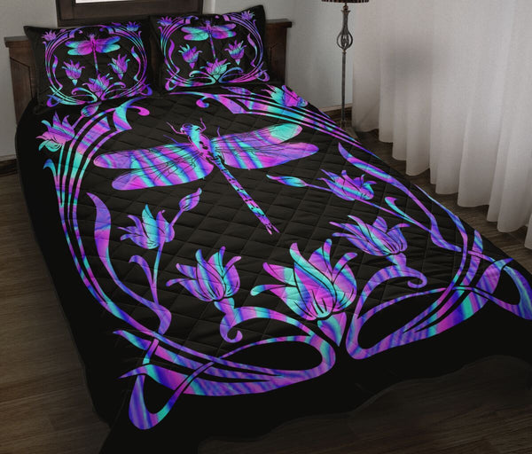 Quilt Bed Set - Dragonfly 26 - Love Quilt Bedding Set