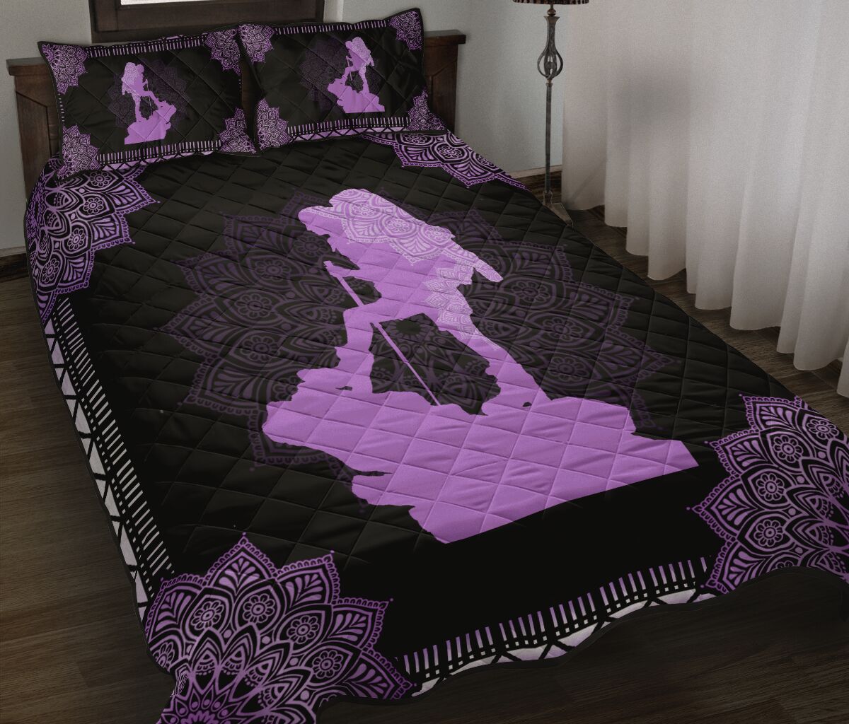 Hiking Quilt Bed Set 98 - Love Quilt Bedding Set