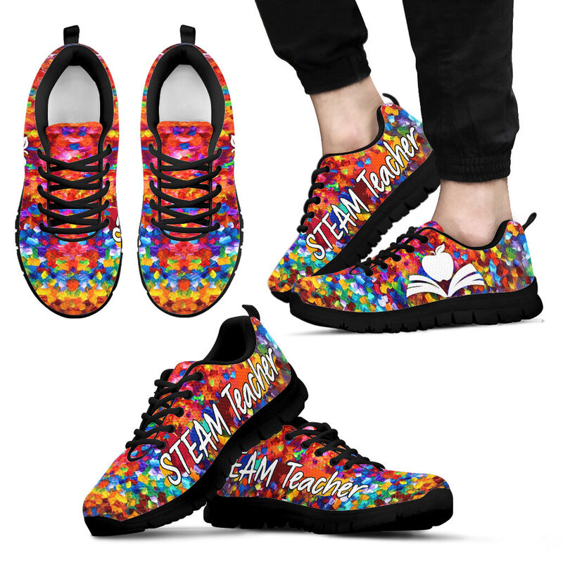 Stean Teacher Paint Art Kd Sneakers, Runni- Love Sneakers
