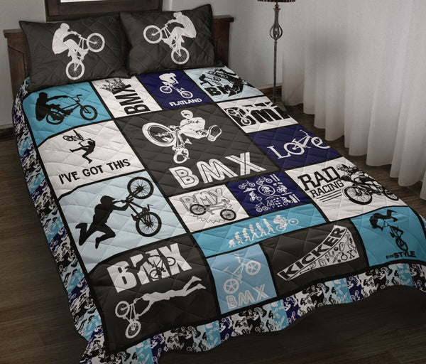 Awesome Bmx Skills - Bed Set - Love Quilt Bedding Set