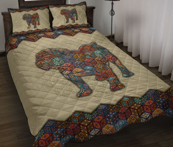 Quilt Bed Set - Mandala - Pitbull 25 - Love Quilt Bedding Set
