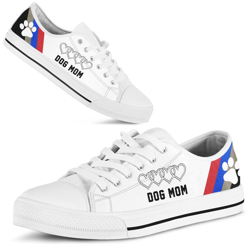 Dog Mom 4 Heart - Low Top Shoe - Love Love Top Shoes