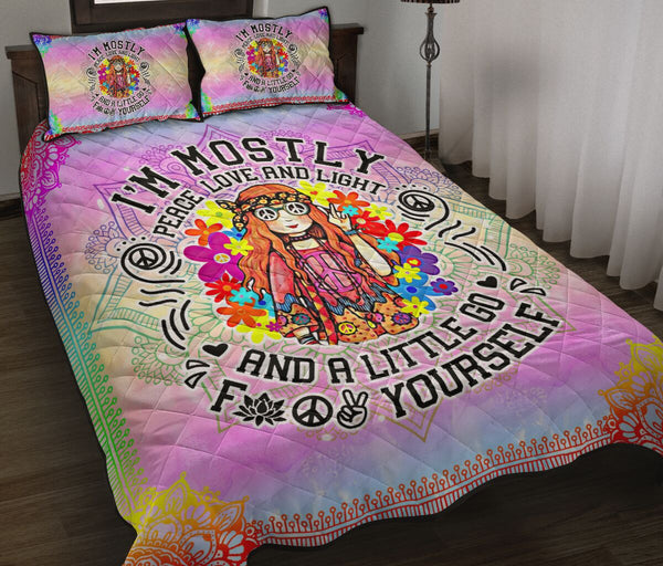 Hippie - Quilt Bed Set 68 - Love Quilt Bedding Set