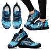 Gymnastics Mom- Blue Swirl Sneakers, Running Shoes, Shoes For Women, Shoes For Men, Custom S- Love Sneakers