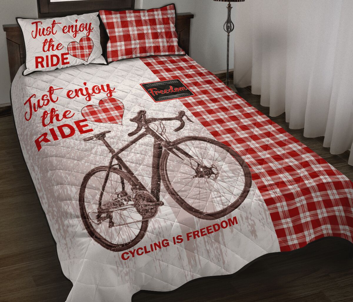 Cycling Life Is Better Caro - Bed Set - Love Quilt Bedding Set