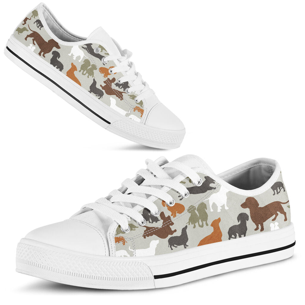 Dachshund Low Top Shoe - Love Love Top Shoes
