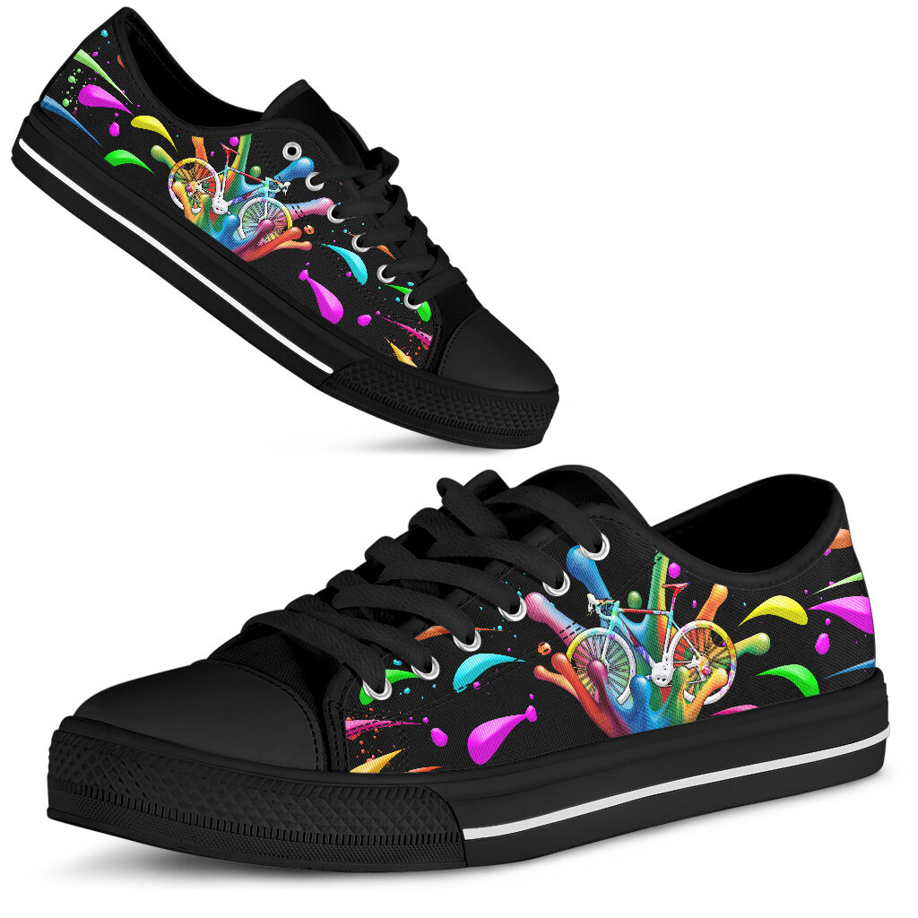 Cycling Color Splash - Low Top Shoe - Love Love Top Shoes