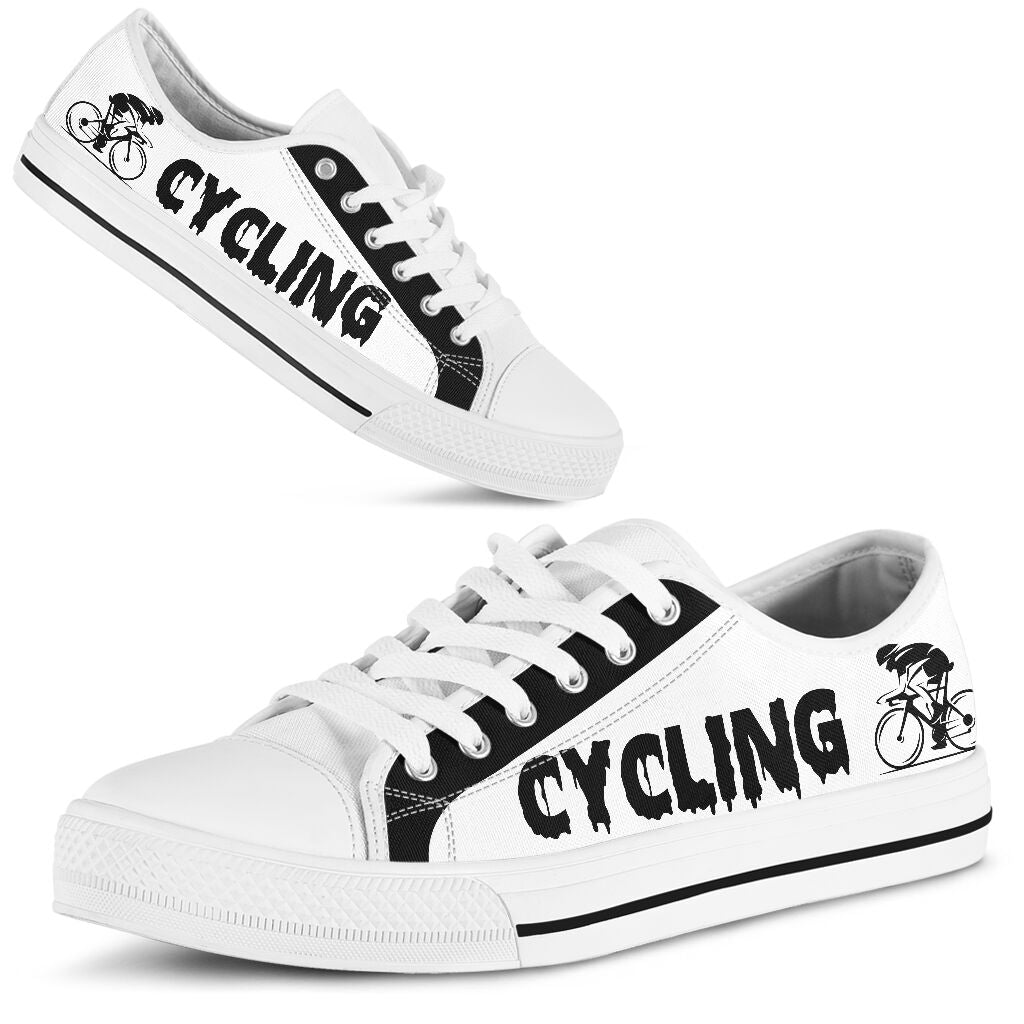 Cycling White - Low Top Shoe - Love Love Top Shoes