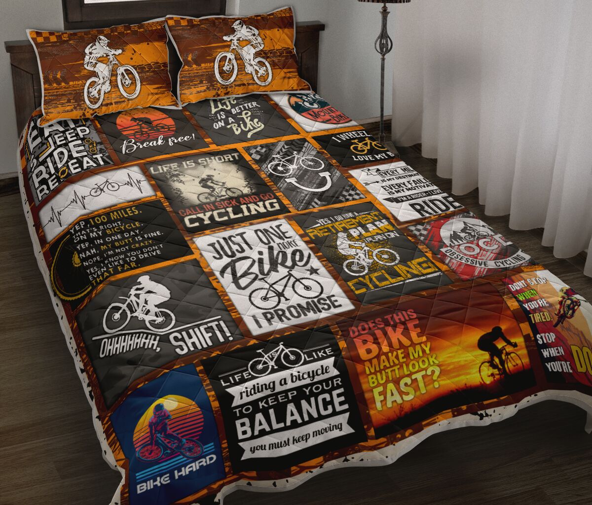 Mountain Bike - Bed Sets - Love Quilt Bedding Set