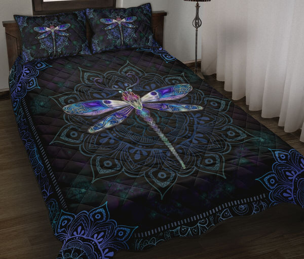 Dragonfly - Quilt Bed Set  - Love Quilt Bedding Set