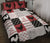 Live Love Chickens Pattern Quilt Bed Set - Love Quilt Bedding Set