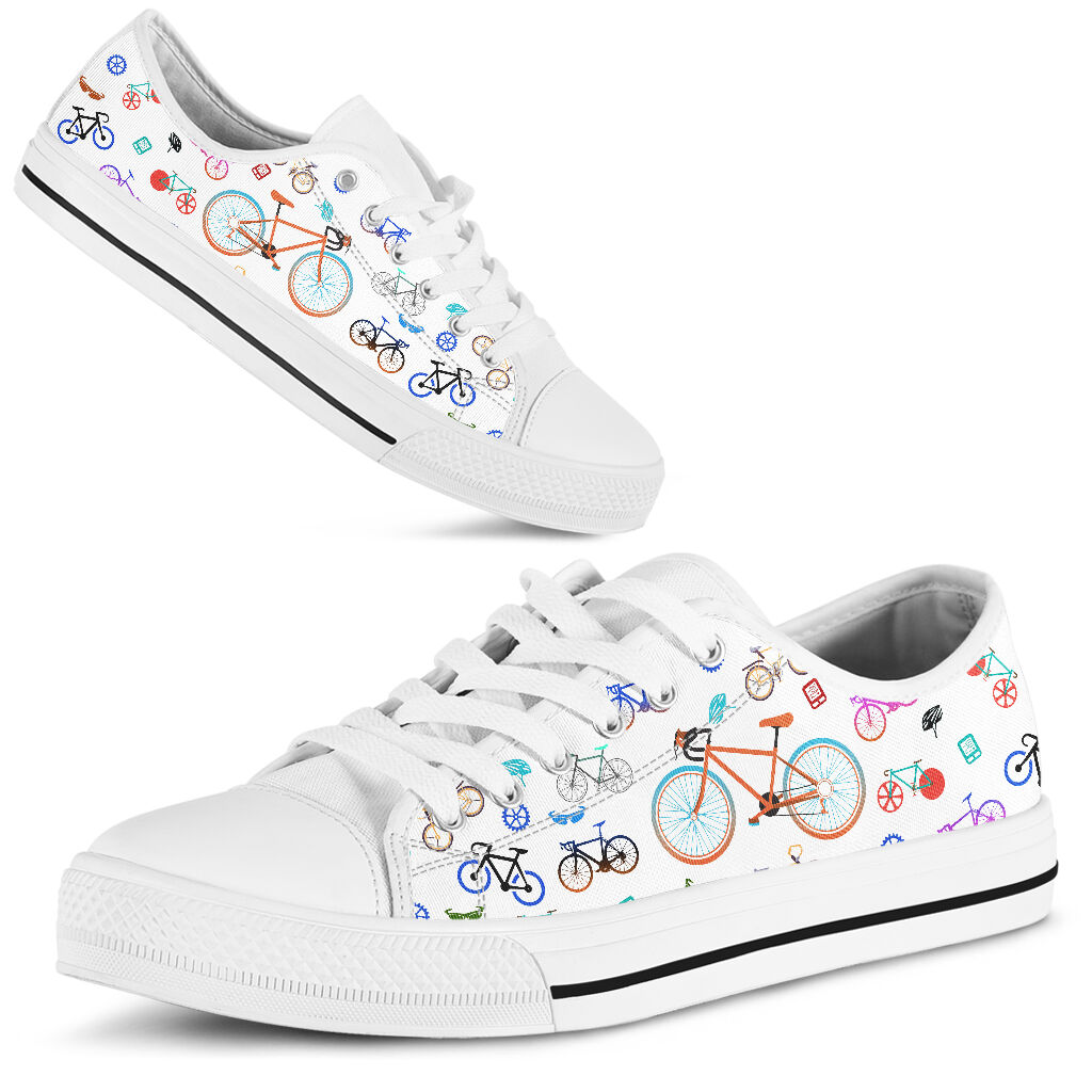 Cycling White - Low Tops Shoe - Love Love Top Shoes